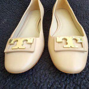 TORY BURCH BALLET FLATS CREAM  10